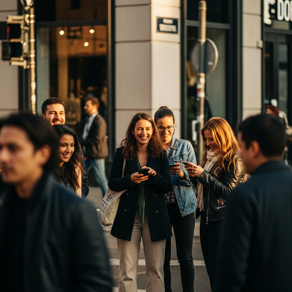 A montage of popular social media memes and viral videos