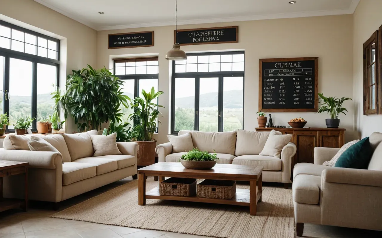 relatable humor comics A bright airy living room with comfortable beige sofas and potted green plants near a large window letting in natural daylight creating a relaxed inviting home atmosphere without any visible decorations or text.