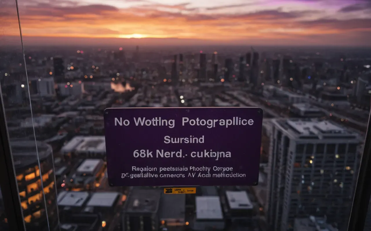 social media burnout A view from a high rise window looking out at a city skyline during sunset with orange and purple clouds reflecting on the glass surface creating a peaceful contemplative mood without any visible buildings or signs.